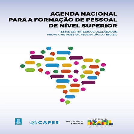 Agenda Nacional para a Formação de Pessoal de Nível Superior - Livro