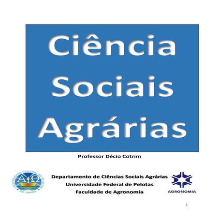 Ciências Sociais Agrárias