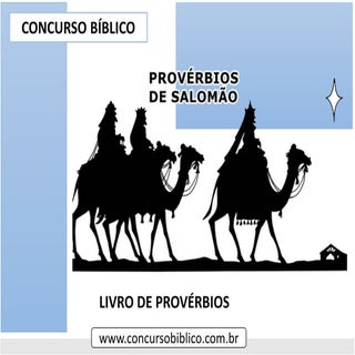 Perguntas Biblicas Livro de Provérbios