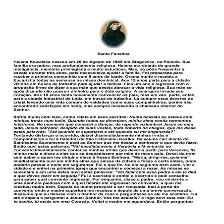 Diario de Santa Faustina