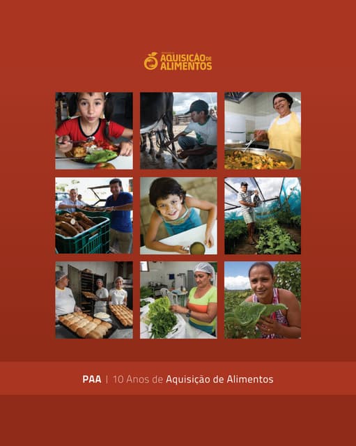 PAA 10 Anos de Aquisição de Alimentos