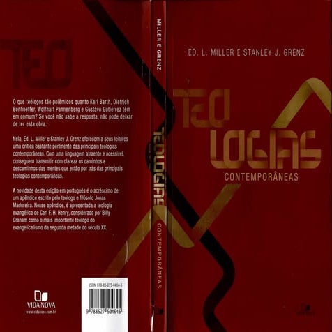 Teologias Contemporaneas  Ed. L. Miller e Stanley J. Grenz