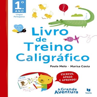 Livro treino caligráfico 1º ano