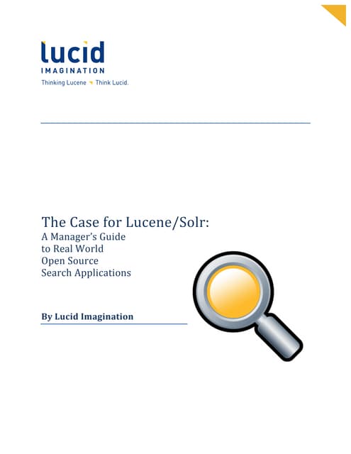 Open Source Search Applications