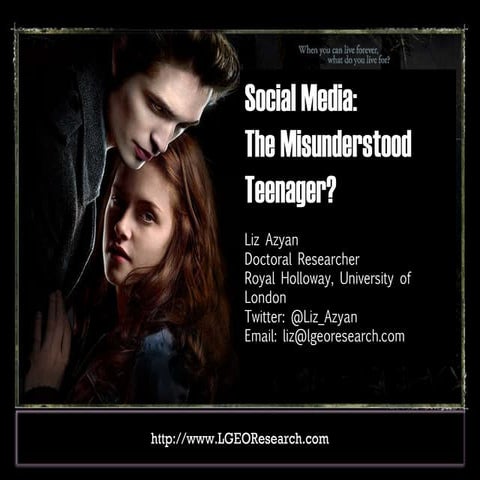 Social Media: The Misunderstood Teenager
