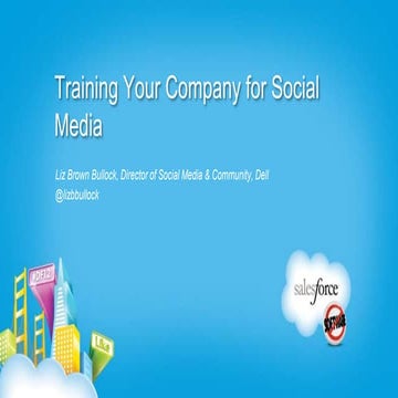 Training Your Company For Social Media