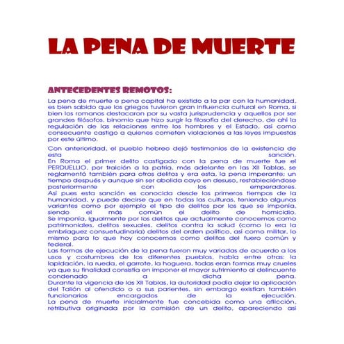 Lizet Cabrejhos La Pena De Muerte Word