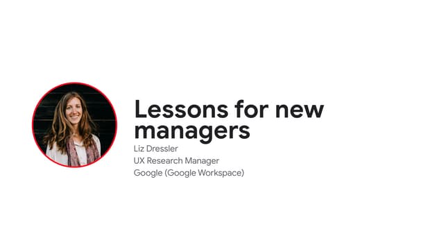 UXPA 2023: Lessons for new managers