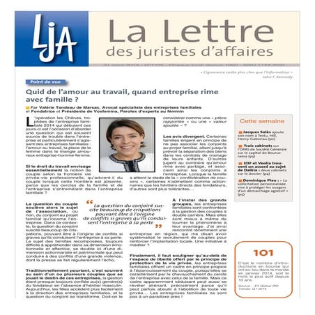 Quid de l'amour au travail quand entreprise rime avec famille ?