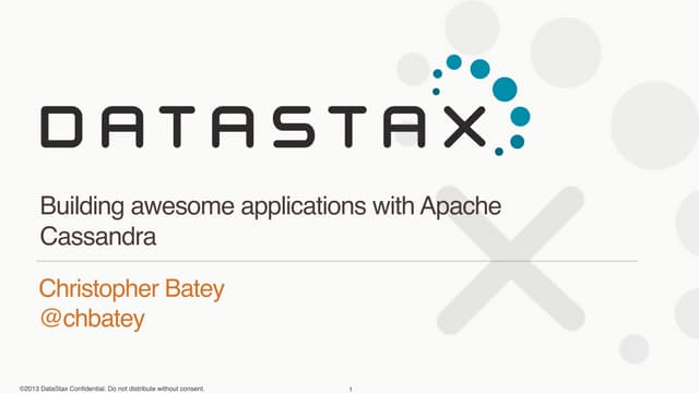 LJC Conference 2014 Cassandra for Java Developers