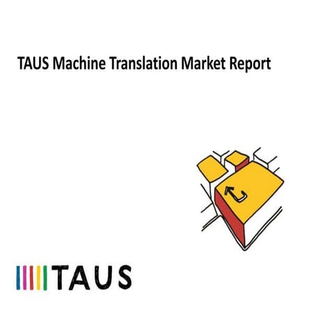 Insights in the MT Market, by Jaap van der Meer, TAUS