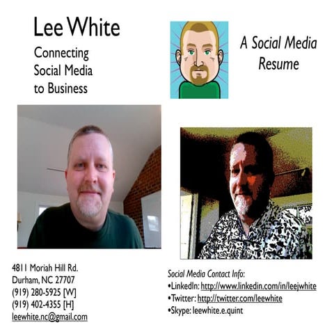 Lee White Slide Resume