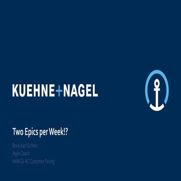 LKCE19 - Boris Karl Schlein - Two Epics per Week?!