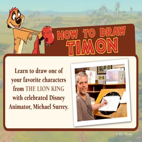 How To Draw Timon