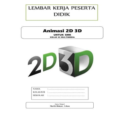 LKPD Animasi 2D 3D