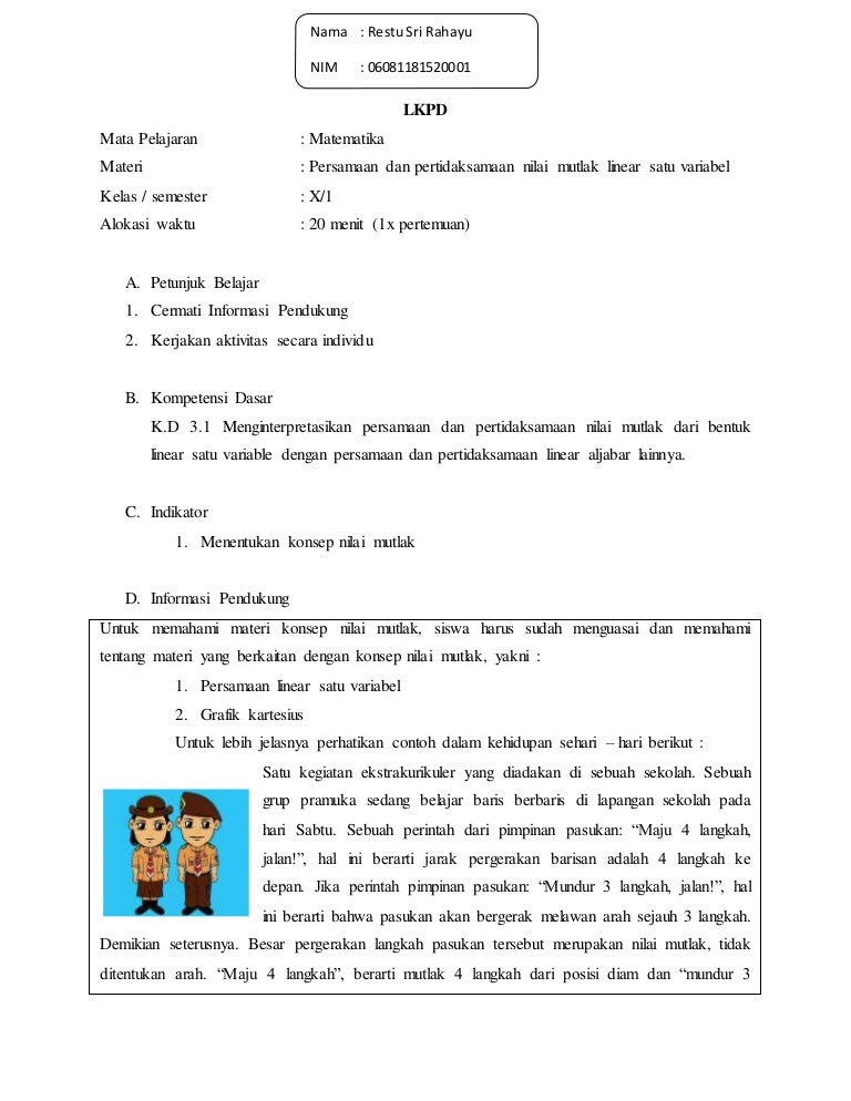 Lkpd Konseptual Restu