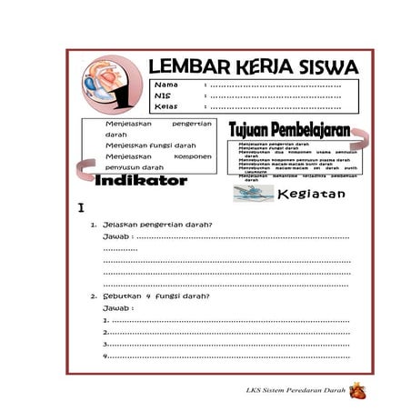 Lks 1 sistem peredaran darah