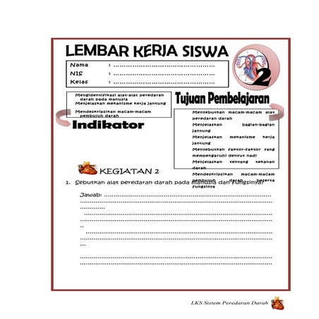 Lks 2 sistem peredaran darah