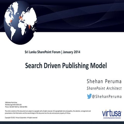 SharePoint 2013 - Search Driven Publishing