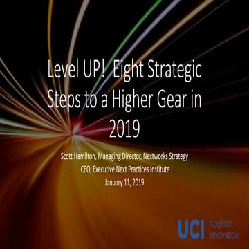 Time to Level Up! Learn the Eight Strategic Steps Your Company Needs to Shift...