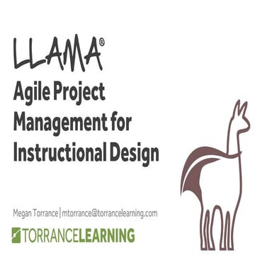 Agile PM for Instructional Design - Learning DevCamp 2018