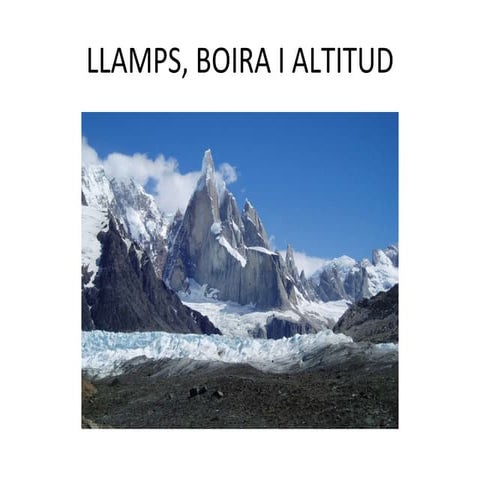 Llamps, Boira I Altitud