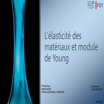 L’élasticité des matériaux et module de%.pptx