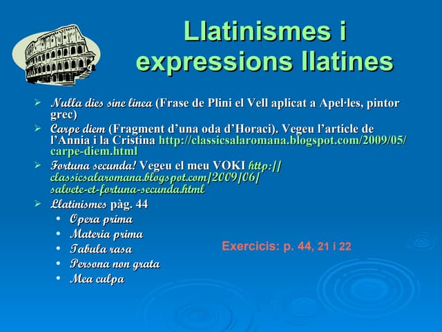Llatinismes U1