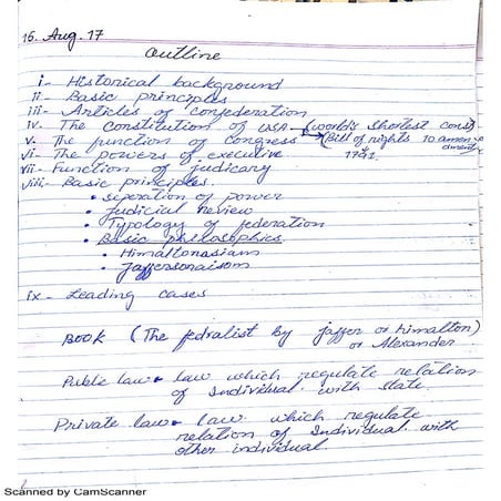 Llb 222 constitutional law (us) mid.