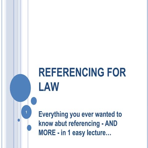 Llb Referencing