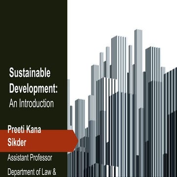 Introduction to Sustainable Development