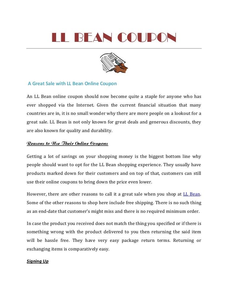 ll bean promo code november ll bean promo code november