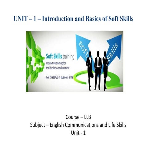 Llb i ecls_u-1_introduction and basics of soft skills