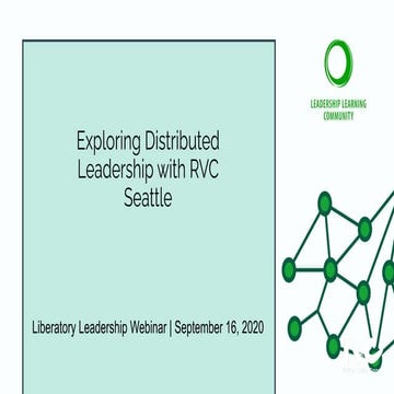 Leadership Learning Community | Exploring Distributed Leadership with ...