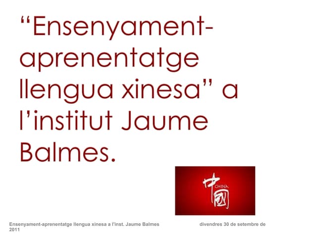 Llengües d'origen 30 setembre 2011