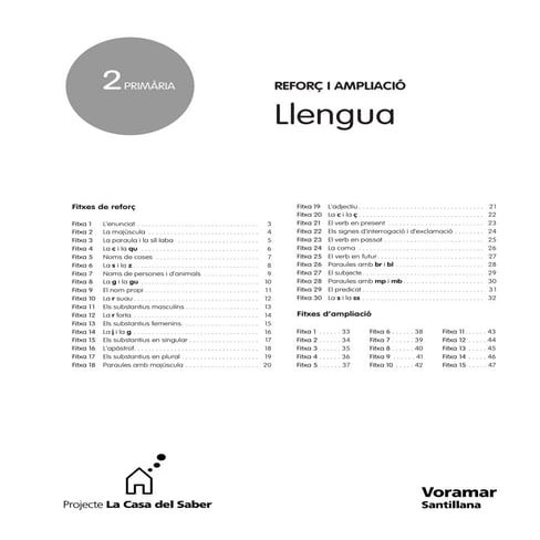 Valencià, ampliacio i reforç