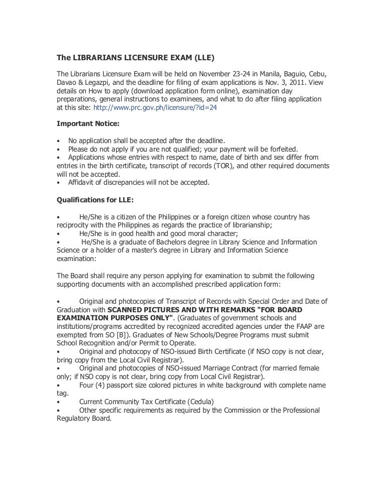 Licensure essay examples 03 picture