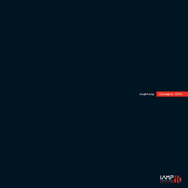 Premiação LAMP para soluções luminotécnicas - ed.3