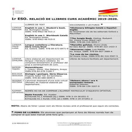 Llibres 1920 eso_batx_fpb