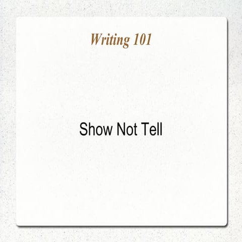 LL Lower Sec - Showing and telling