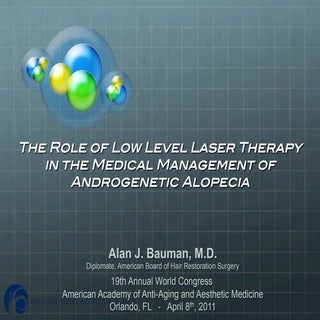 Role of LLLT in Androgenetic Alopecia