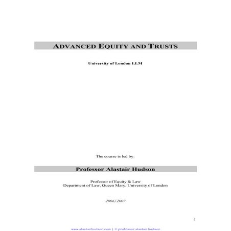 Lecture 1 - Introduction to Equity and Trusts.pptx