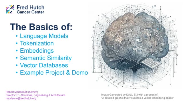 Basics of Generative AI: Models, Tokenization, Embeddings, Text Similarity, V...