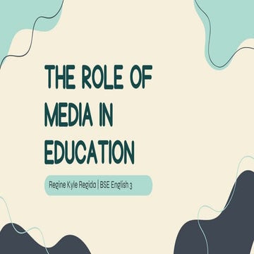 Why Use Educational Media?