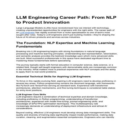 LLM Engineering Career Path_ From NLP to Product Innovation.pdf