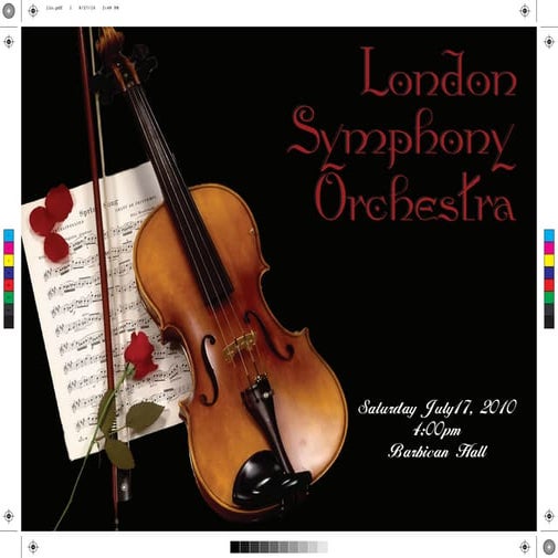 London Symphony Orchestra Poster