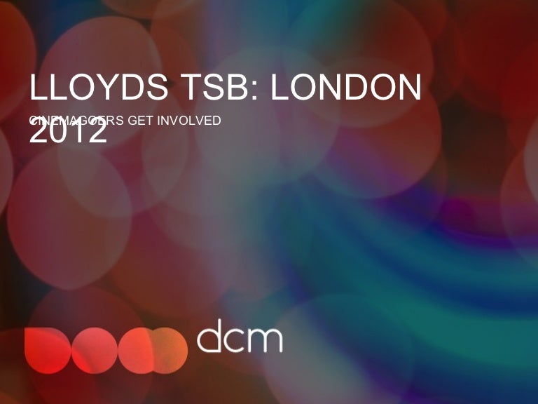 Lloyds Warm Up With Cinema
