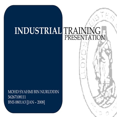 Lloyd's register industrial training