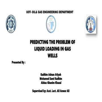 predecting the problem of liquid oading in gas wellsl .pptx