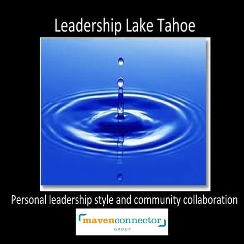 Personal Leadership and Collaboration